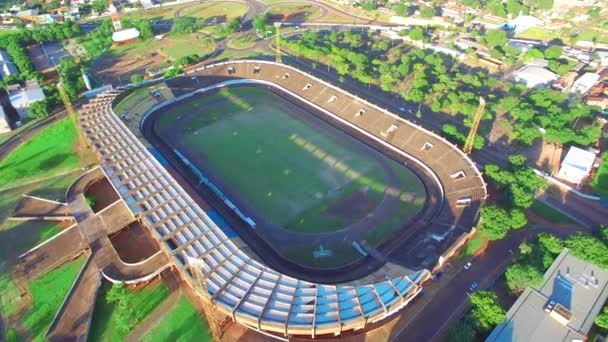 Campo Grande Brazil December 2018 Drone Footage Estadio Pedro Pedrossian — Stock Video