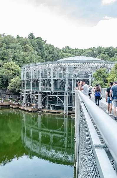 Curitiba Brazylia Grudnia 2018 Opera Arame Wire Opera Parque Das — Zdjęcie stockowe