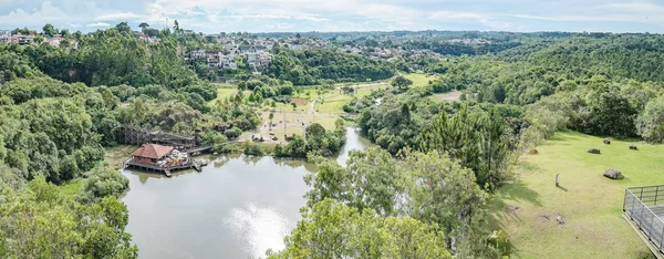Curitiba Brazílie Prosince 2018 Panoramatické Letecký Pohled Tangua Park Parque — Stock fotografie