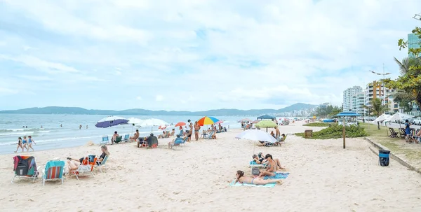 Itapema Brezilya Aralık 2018 Panoramik Meia Praia Itapema Beach Yüksek — Stok fotoğraf