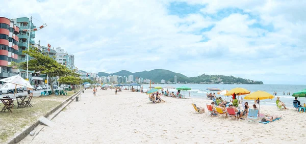 Itapema Brasil Diciembre 2018 Vista Panorámica Playa Meia Praia Itapema — Foto de Stock