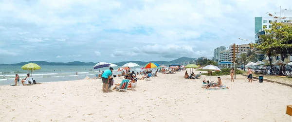 Itapema Brasile Dicembre 2018 Veduta Panoramica Della Spiaggia Meia Praia — Foto Stock