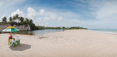 Tabatinga plajının Maceió 'su, Conde PB