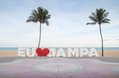 Letreiro Eu Amo Jampa, Joao Pessoa