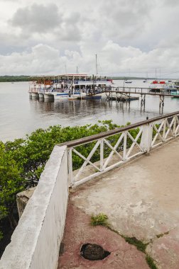 Catamaran dock at Praia do Jacare