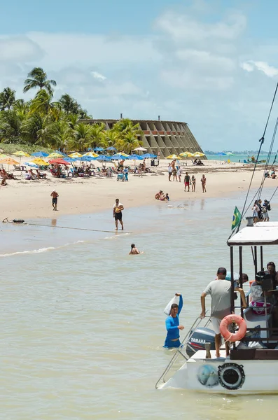 Пляж и отель "Тами", Жоао Пессоа Бразилия — стоковое фото