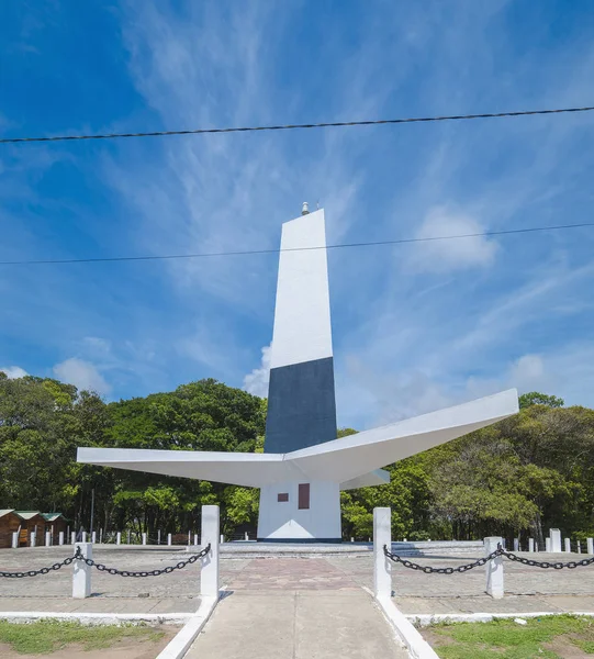 Joao Pessoa Brasil Febrero 2019 Faro Forma Triangular Conocido Como — Foto de Stock