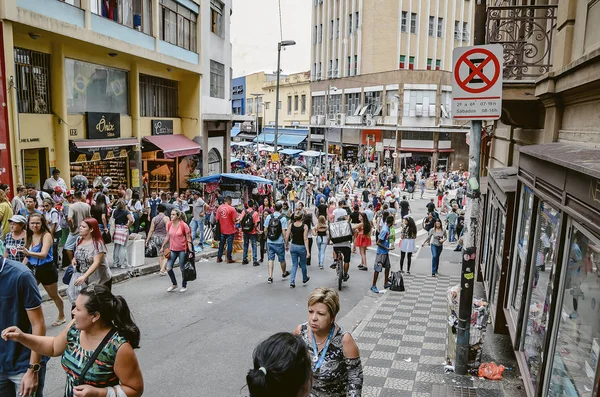 Vstup do 25. března, Sao Paulo SP Brazílie — Stock fotografie