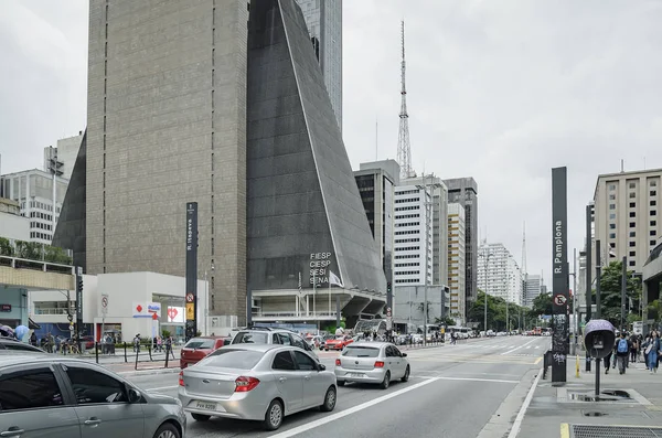 Fiesp Cultural Center, Sao Paulo SP Brazilië — Stockfoto