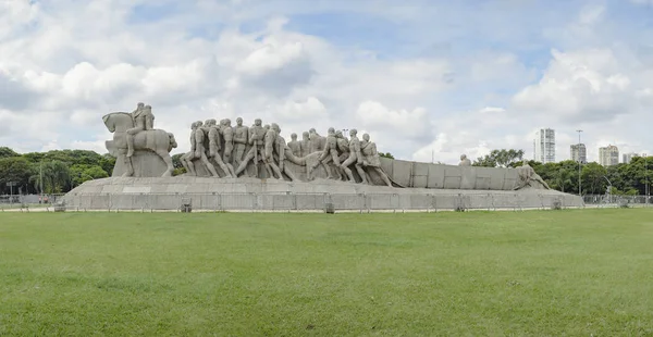 Monumento como Bandeiras, Sao Paulo SP Brasil — Foto de Stock