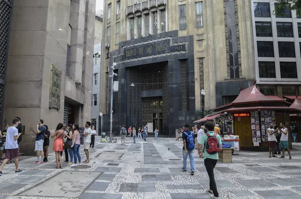 Bank van Sao Paulo-SP Brazilië — Stockfoto