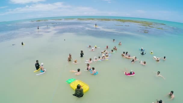 Joao Pessoa Brazílie Února 2019 Lidé Caribessy Bessa Beach Praia — Stock video