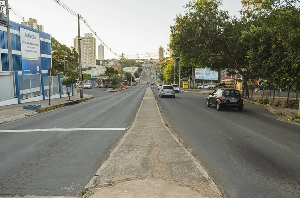 Avenida Ceará no Campo Grande MS Brasil — Fotografia de Stock