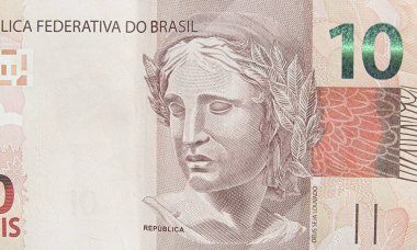 Brezilya on gerçek banknot.
