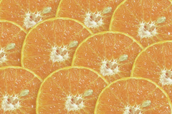 Texture d'oranges tranchées — Photo