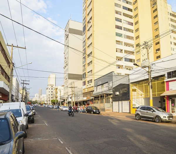Rua Dom Aquino, Campo Grande MS Brasil — Fotografia de Stock