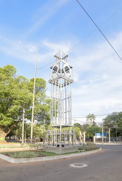 Monument Relogio da 14, Campo Grande MS — Stockfoto
