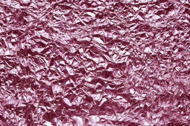 Kırışık folyo, gümüş arkaplan dokusu