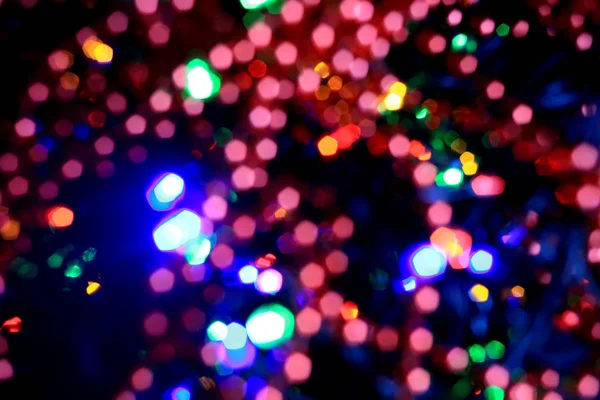추상적으로 배경에 반짝이는 전구가 반짝이고 있었습니다 컨셉이야 새해와 크리스마스 — 스톡 사진