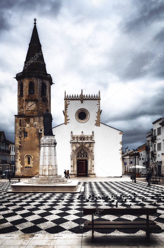 Church of Sao Joao Baptista in Praca da Republica, main square o