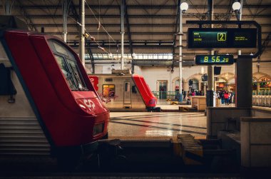 Merkez tren istasyonuna Rossio lisbon (Portekiz), içinde içinde