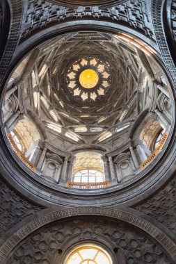 Turin, res katedral içinde kutsal kefen Şapel görünümü