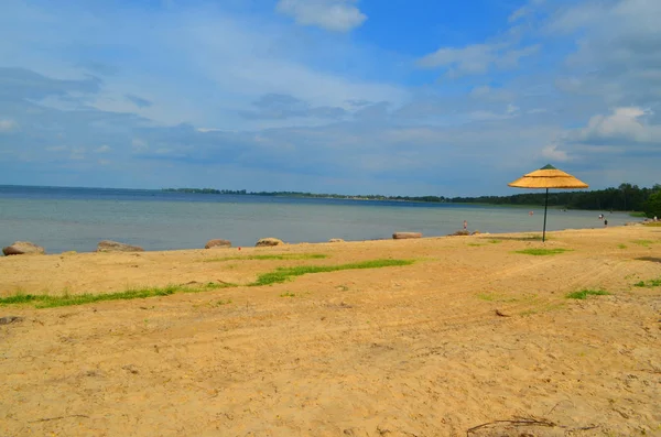 Summer heat on the sandy beach