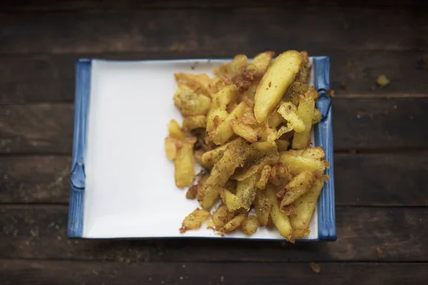 Baharatlı Kızarmış Patates — Stok fotoğraf