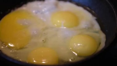 Tavada kızarmış yumurta.