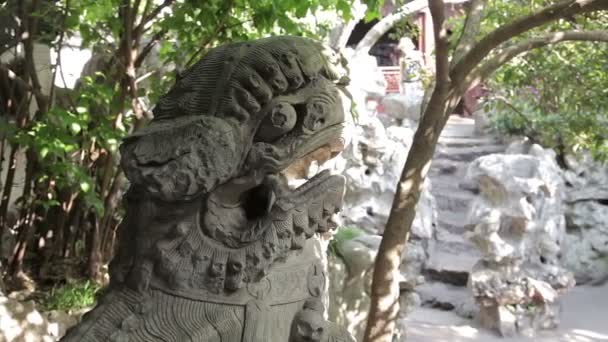 Yuyuan Shangchang історичні architetrical — стокове відео