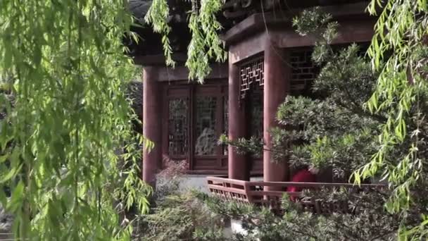 Yuyuan Shangchang tarihi architetrical — Stok video