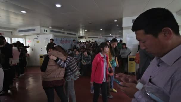 상하이의 Waitan 제방 — 비디오