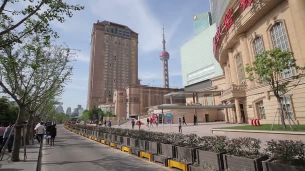 Shanghai Waitan çıkabilir — Stok video
