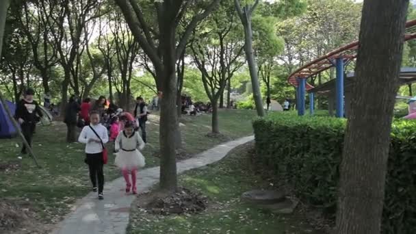 Πάρκο της πόλης της Σαγκάης — Αρχείο Βίντεο