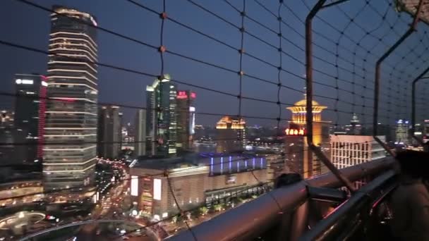 Argine Waitan di Shanghai — Video Stock