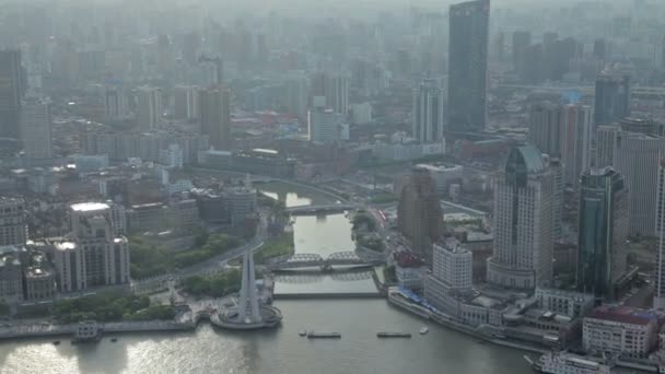 Garçom aterro de Xangai — Vídeo de Stock