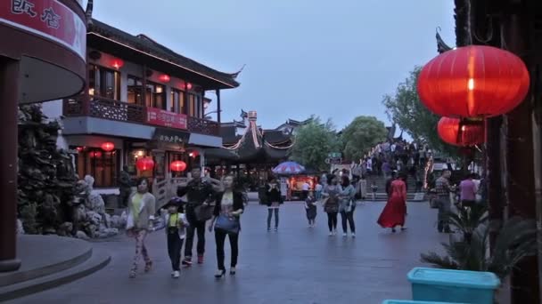 Qibao Ancient City — Wideo stockowe