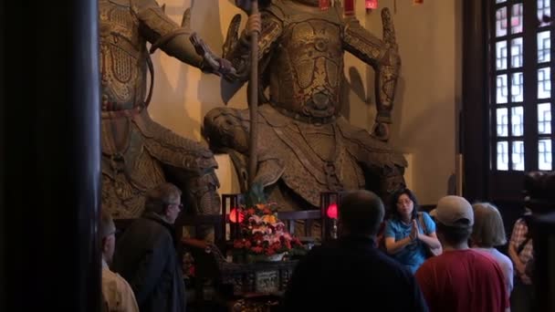 Templo de Buda de Jade Shanghai — Vídeo de stock