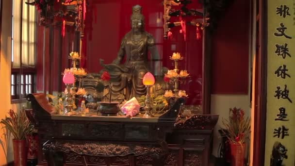 Shanghai Chiny 2013 Kwietnia Maja Jade Buddha Temple Shanghai Odwiedzić — Wideo stockowe