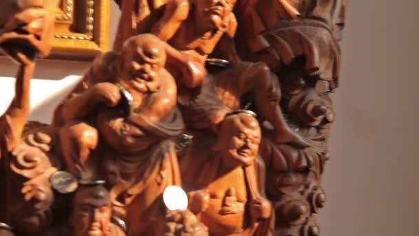 Tempio di Budda di Giada Shanghai — Video Stock