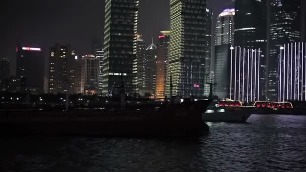 上海外滩路堤 — 图库视频影像