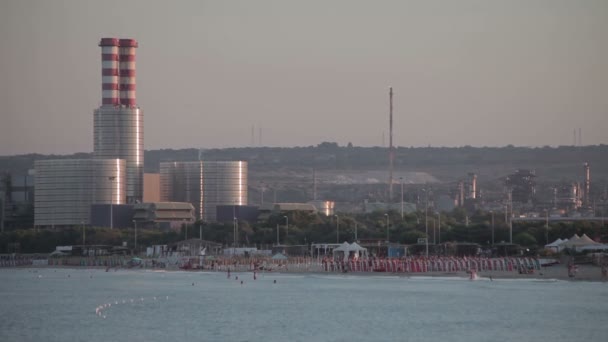 Siracusa spiaggia nord — Video Stock
