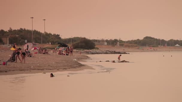 Siracusa spiaggia nord — Video Stock