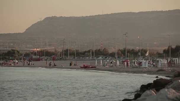 锡拉丘兹北部海滩 — 图库视频影像