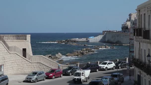 Siracusa, a cidade velha — Vídeo de Stock