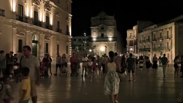 Siracusa, a cidade velha — Vídeo de Stock