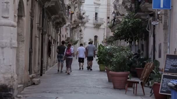 Συρακούσες, η παλιά πόλη — Αρχείο Βίντεο