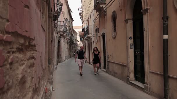 Siracusa, la ciudad vieja — Vídeos de Stock