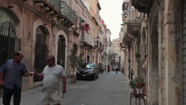 Siracusa, a cidade velha — Vídeo de Stock