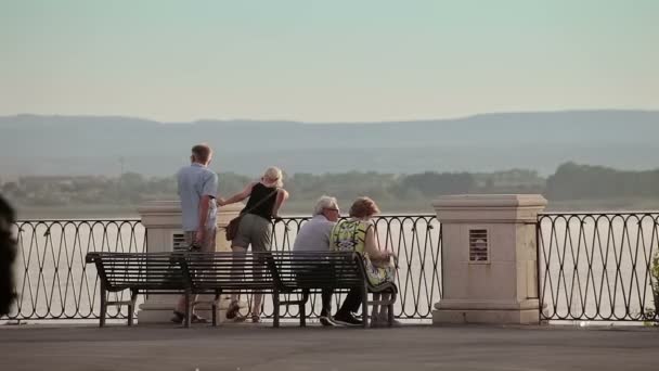 Siracusa, la ciudad vieja — Vídeos de Stock